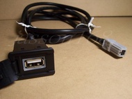 TOYOTA 2013年 2014年 WISH CAMRY RAV4 原廠CD/MP3音響主機專用 USB線 盲塞式