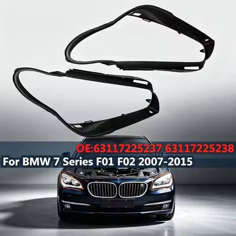 For BMW 7โSeries F01 F02 2007โ2015 63117225237 63117225238 Pair Headlamp Seals Replacement Rubber Se