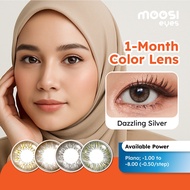 Moosi Eyes -Dreamy Hazel Crystal Honey Dazzling Silver Dazzling Gray - Monthly Contact Lens