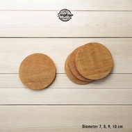 Wooden Coaster D-10 cm Wooden Coaster Wall Decoration Wooden Coaster