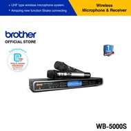 BMB WB-5000S Karaoke UHF Wireless Dual-Handheld Microphone Systemตัดเสียงขณะวางเหมาะสำหรับคาราโอเกะห