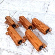 Resistor 20ohm 100ohm 1000ohm 50w resistor heatsink resistor load gold - 1000ohm