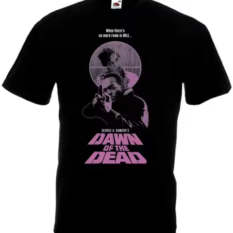 Dawn Of The Dead v4 T shirt black horror movie Romero all sizes S 5XL