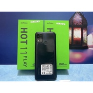 INFINIX HOT 11 PLAY 464 332 SECOND FULLSET BEKAS GARANSI RESMI