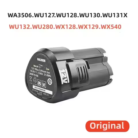 100%Original 2000mAh for WORX Kress 12V WA3506 WU127 WU128 WU130 WU131X WU132 WU280 WX128 WX129 WX54