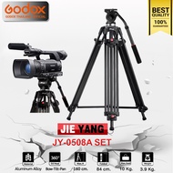 Jieyang Tripod JY-0508A SET ขาตั้ง ขาตั้งกล้องวิดีโอ หัวน้ำมัน ( JY0508 ) / Godox Thailand