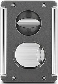 Cigar Cutters for Men Stainless Steel Cigar Cutter Guillotine Double Blade Cigar Cutter V Cut Fit Al