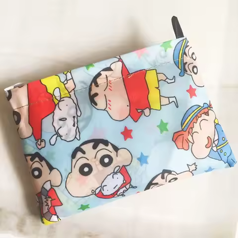 Cartoon anime Crayon Shin chan handbag foldable eco-friendly shopping bag My Little Pony Oxford clot