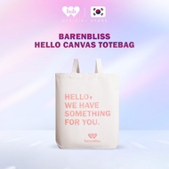 (GWP) BNB barenbliss Beauty In-Joy & Hello Canvas Tote Bag