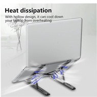 Laptop Stand for Desk, Adjustable Riser ABS+Silicone Foldable and Portable Holder, Ventilated Cooling Notebook Stand