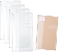 SUPERFINDINGS PVC Clear Plastic Book Cover 22 x 26 cm Matte Waterproof Strong Plastic Dust Covers fo