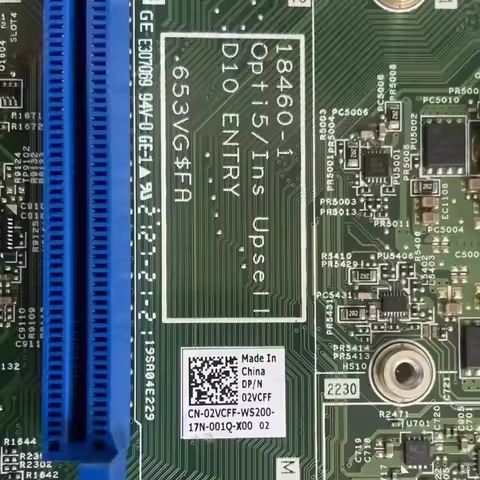 18460-1 02VCFF 2VCFF LGA1151 DDR4 Mainboard CN-02VCFF For Dell OptiPlex 3090 MT Motherboard 100% Tes
