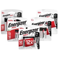 Energizer MAX AA / AAA / C / D / 9V Alkaline Battery