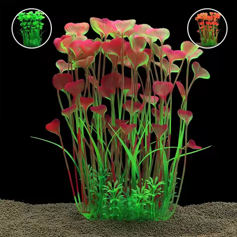 36/40cm Large Aquarium Plants Artificial Underwater Plastic Plants For Fish Tank Decoration Aquarium
