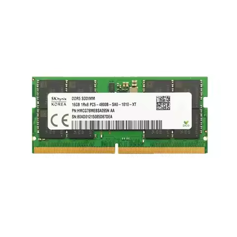 HMCG78AGBAA092N DDR5 16GB 5600Mbps compatible with SKhynix SODIMM memory modules