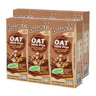 4CARE Balance Oat Milk Plus รสช็อกโกแลต (180 ml x 6 กล่อง) นมโอ๊ต ผสมน้ำนมอัลมอนด์และน้ำนมข้าวกล้องห