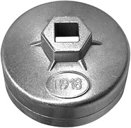 74mm Oil Filter Wrench,15 Flutes Oil Filter Removal Tool Compatible with AC Delco PF63/PF64 Oil Filt