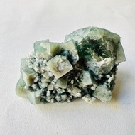 內蒙絲綢螢石 綠2•天才石•智慧•晶礦晶簇•指導靈•磁場淨化