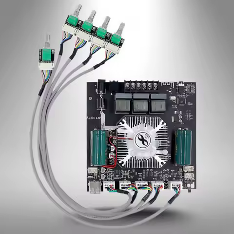 Mini Power Amplifier Module HiFi Chips Audio Amplifier Board DC 15-36V 160W X 2+220W Subwoofer Stere