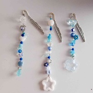 Aesthetic bookmark | Aesthetic bookmark | Beaded Aestheticbiru | Cute Handmade Bookmark