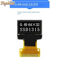 TOPTOOL OLED Screen Display, SSD1315 Drive IC IPS OLED Screen Board, usable I2C Interface 0.49 inch 