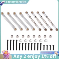 E7-Metal Chassis Pull Rods Link Suspension Tie Rod for MN D90 D91 D96 D99 D99S MN90 MN99S 1/12 RC Ca