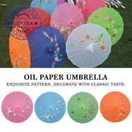 MAELOVE2 Portable Oil Paper Umbrella Chinese Style Decoration Dance Traditional Chinese U2g4