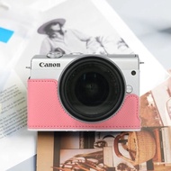 ((Camera Accessories) Canon M200 Protective Case m200 Camera Bag m100 Half Bag Base Bag m10 Leather 