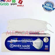 Masker SENSI Convex Mask 1 Box - PUTIH