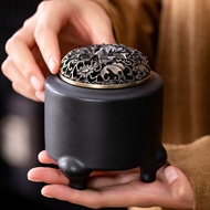 New Chinese-style minimalist vintage lotus plug-in incense burner520LCD Screen Digital Display Elect