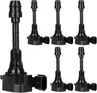 FAERSI Pack of 6 Ignition Coils Pack Compatible with 2003-2008 Infiniti FX35, G35, M35 & Nissan 350Z