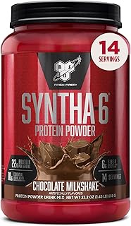 BSN Optimum Nutrition SYNTHA-6 Whey Protein Powder, Micellar Casein, Milk Protein Isolate Powder, Ch