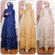 gamis brokat tile malaysia 