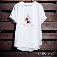 BUNNY T-SHIRT/ DUFFY DUCK TSHIRT/ WOMEN'S T-SHIRT MEN'S T-SHIRT/ CARTOON T-SHIRT Bunny n Duffy