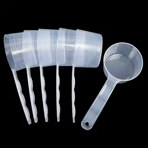 6Pcs 20g/40ml 25g/50ml Measuring Spoons Scoop for Measuring Coffee Protein Powder Spices Cooking Rec