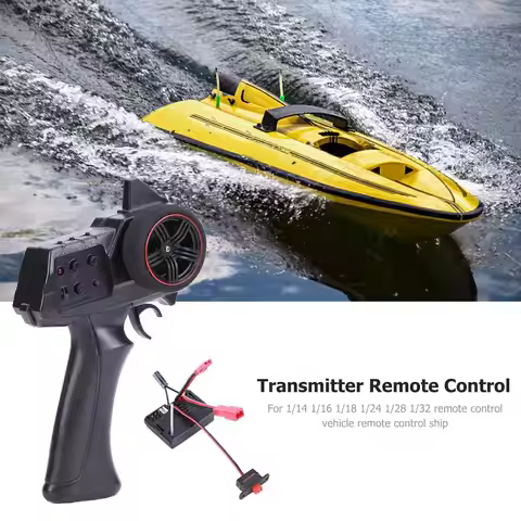 3CH 2.4GHz RC Transmitter Remote Controller with 2 in 1 Receiver ESC for WPL D12 Kid Holiday Party P
