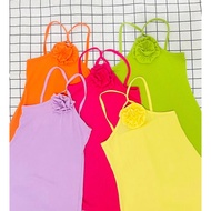 HFB Daisy Floral Dress for Kids Girls 2-7 yrs old Knitted Fabric