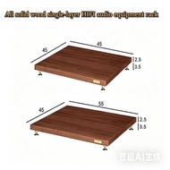 Single-layer all solid wood amplifier rack HIFI audio equipment rack speaker stand