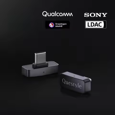 Questyle QCC Dongle Pro LDAC Lossless Bluetooth 5.4 Transmitter Supports Snapdragon Sound with AptX