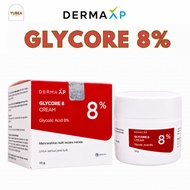 GLYCORE 8% CREAM BY DERMA XP - CREAM FOR BRIGHT, SMOOTH SKIN 10G / HELPS DISGUISE DARK SPOTS ON THE 
