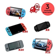 (Ready Stock) PSP X6/X7/X12/X20 Game console Handheld Retro classic Support Nes MP3/MP4