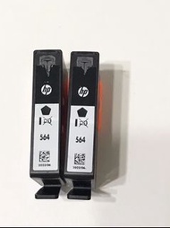 (二手)惠普HP564系列 印表機原廠墨水匣墨水夾 黑色墨水夾(2個一組)