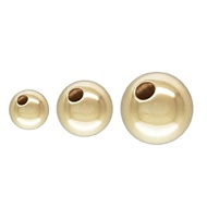 14K Gold Filled Bulk Seamless Round Ball Beads 2mm 2.5mm 3mm 4mm 5mm 6mm 7mm 8mm 10mm