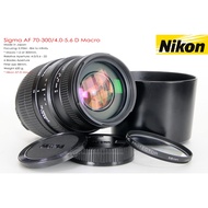Sigma AF 70-300/4.0-5.6 D Tele Macro *Nikon AF-D Mount [USED]