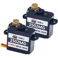 GOTECK 2PCS 2g Mini Servo, Micro Full Metal Gear Digital Servo,for RC Car Model Boat Fixed-Wing Heli