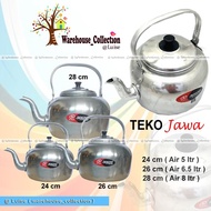 Teko air aluminium 20cm 22cm & 24cm Cor Jawa Maspion /Ceret masak air/ceret air panas
