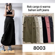 CARGO ROK 8003 // SOFT JEANS ROK // DRAWN WAIST ROK // IMPORTED PREMIUM BKK BOTTOM // IMPORTED ROK