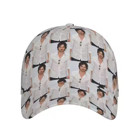 Unisex Baseball Hats Soft Ian Somerhalder Damon Salvatore Outdoor Streetwear Summer Sports Baseball 