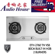 EF EFH-2760 TN VSB 80CM BUILT-IN HOB 2 BURNERS