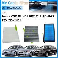 Car Air Conditioning Cabin Filter For Acura TSX CU2 CL9 ZDX YB1 For Acura CSX RL KB1 KB2 TL UA6-UA9 